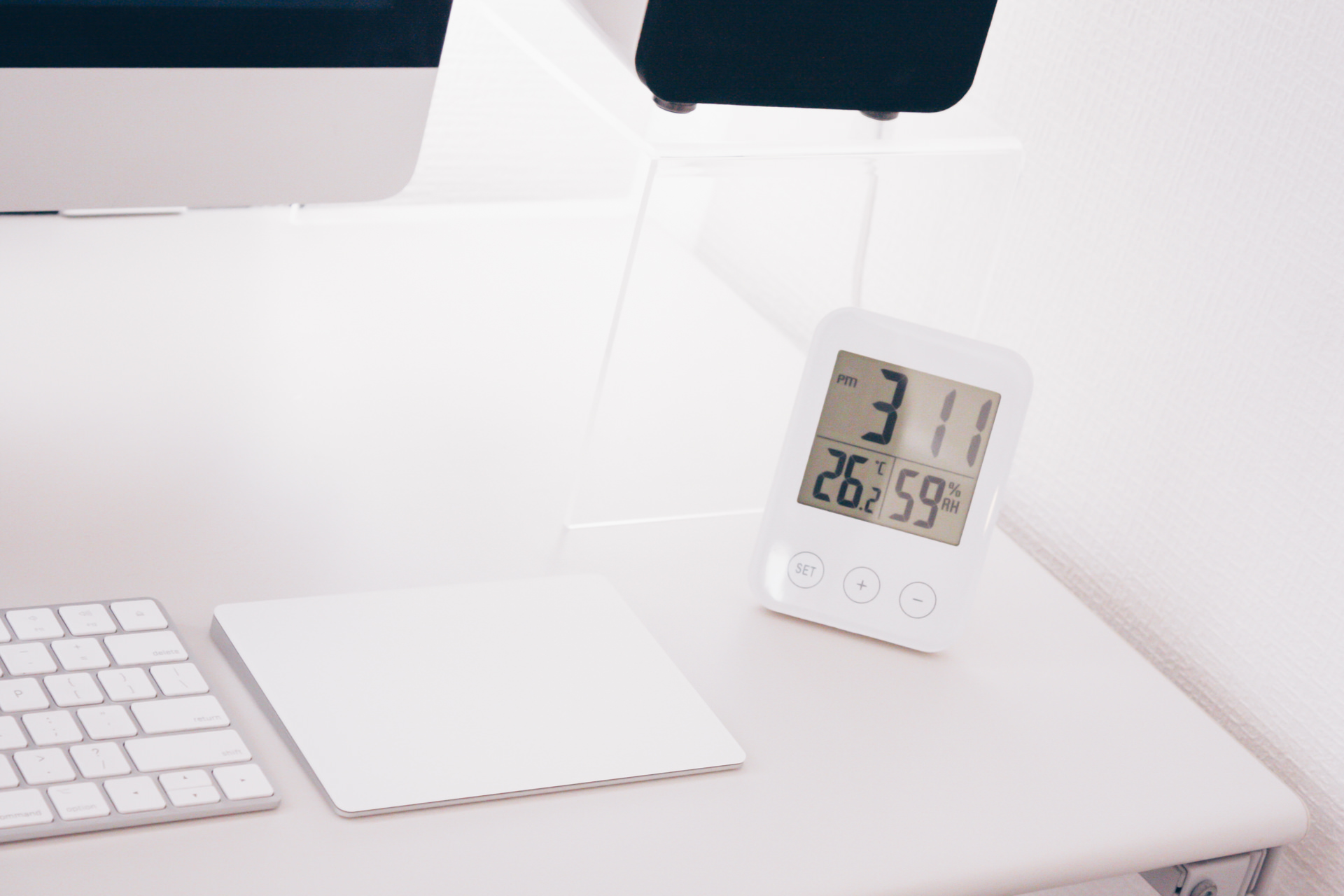 IKEA 温湿度計 SLÅTTIS スロッティス レビュー／シンプルでデザインに優れた温湿度計
