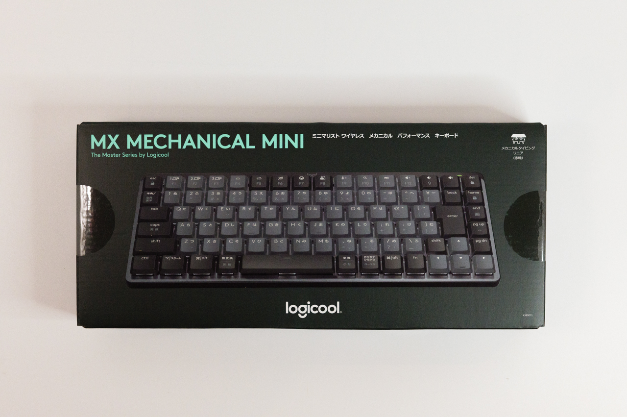 Logicool MX Mechanical Miniのパッケージ