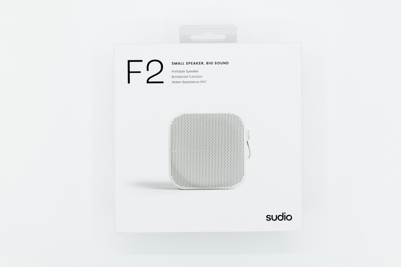 Sudio F2のパッケージ